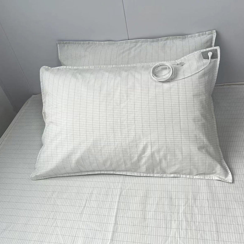 Grounding Bed Sheet Cotton Silver Fiber