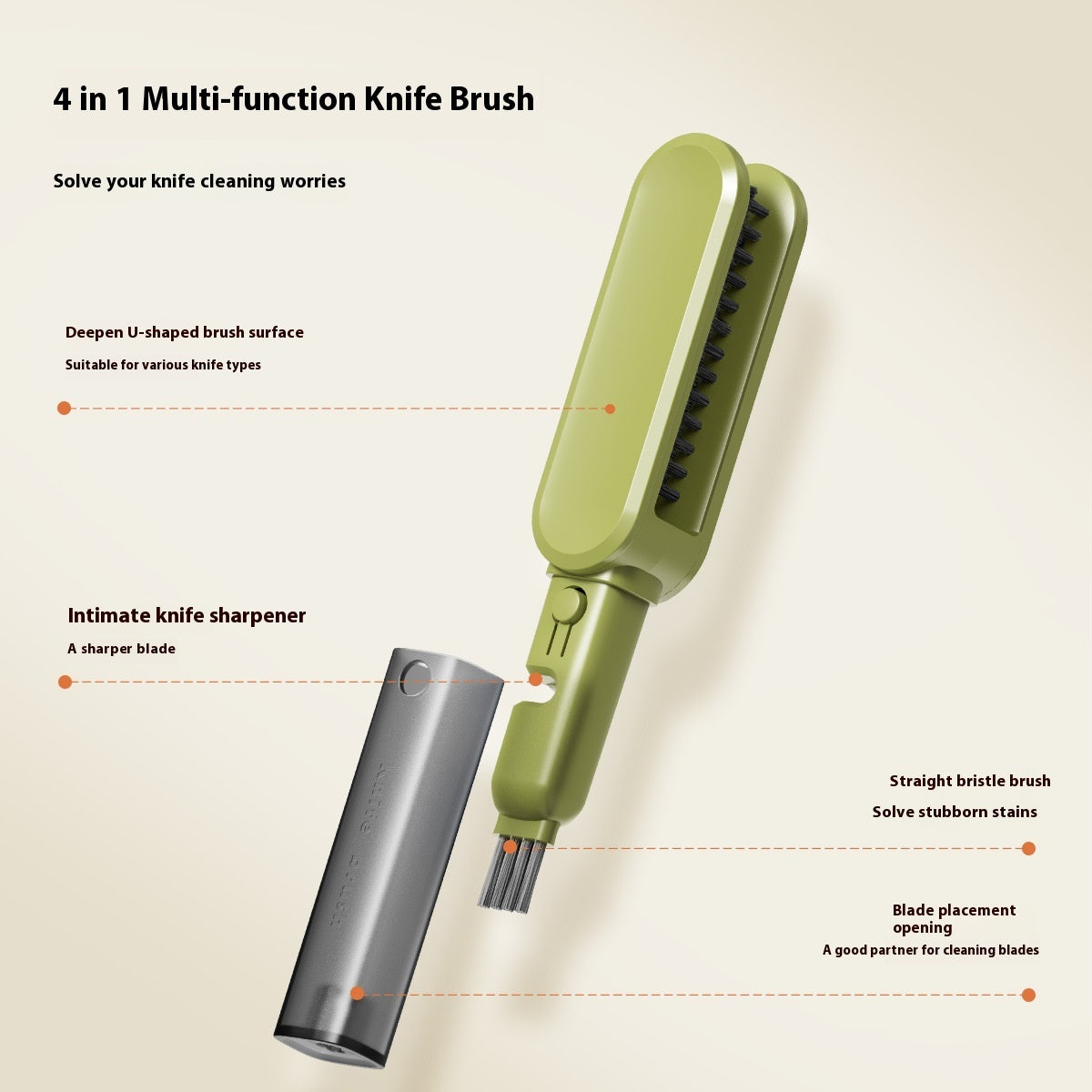 Multifunctional Hand Guard Cutter Cleaning Brush