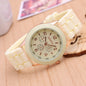 Trendy Silicone Couple's Quartz Watches