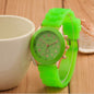 Trendy Silicone Couple's Quartz Watches