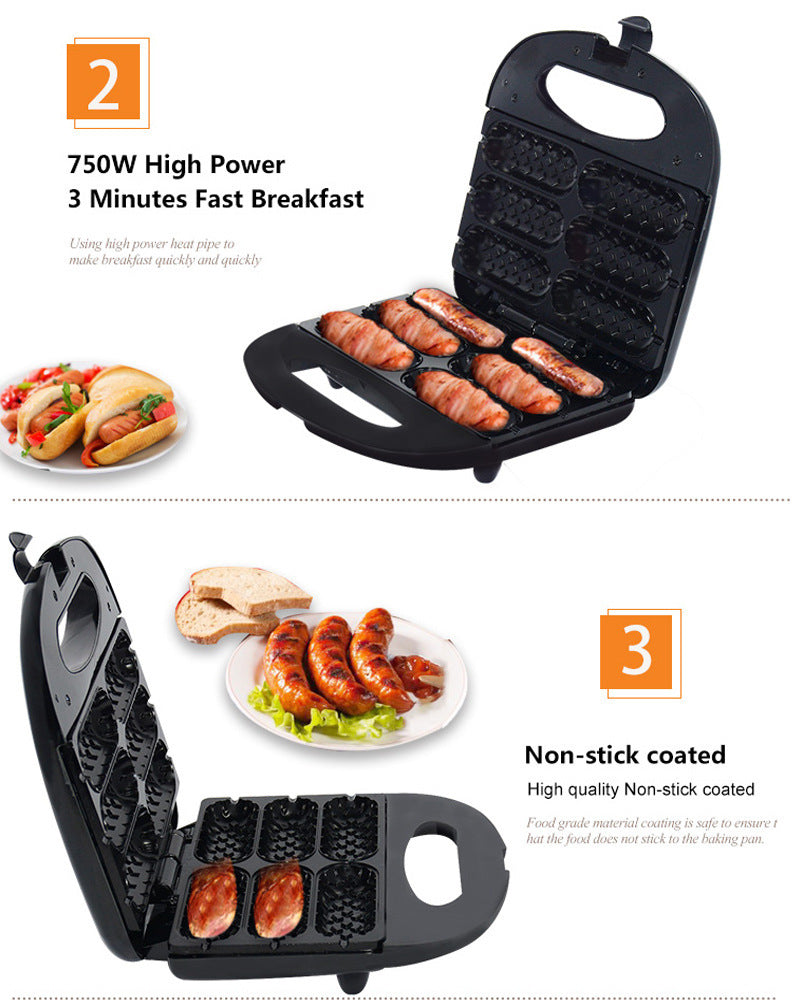 Home Hot Dog Roast Sausage Frying Machine Kitchen Gadgets