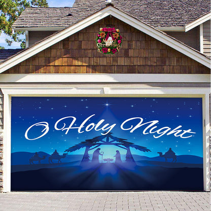 Christmas Garage Door Hanging Cloth