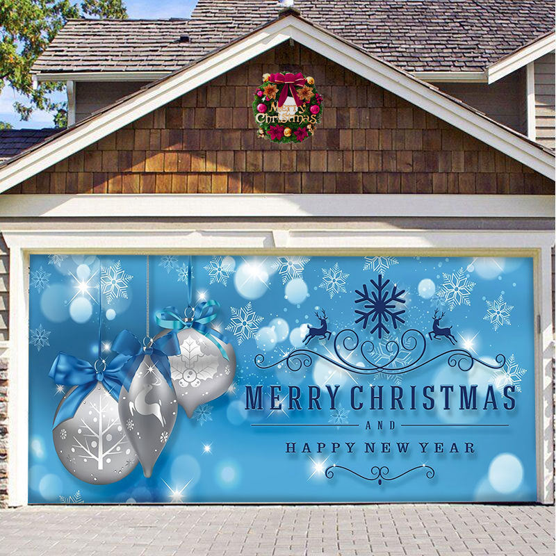 Christmas Garage Door Hanging Cloth