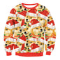 Autumn Winter Santa Elf Christmas Sweater Pullover