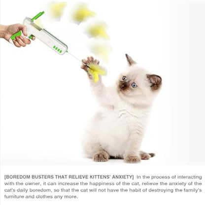 Of Cat Products Toy Tease Cat Stick Feather Cat Toys Pet Products Product Is A Fun Toy For Owners And Cats To Interact