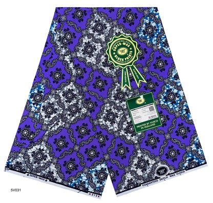 Printed Super Wax Fabric African