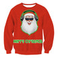 Autumn Winter Santa Elf Christmas Sweater Pullover