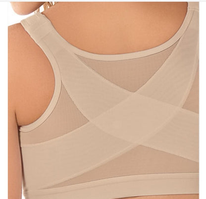 Plus Size Front Button Sports Bras for Women – No Steel Design