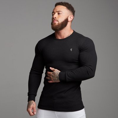 Doctor Muscle Spring Fitness Long Sleeve Training Shirt for Men