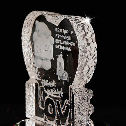 Custom Crystal Photo Night Lamp