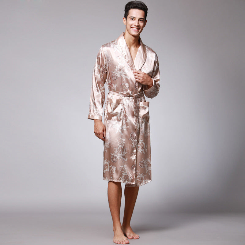 Luxurious Men's Silk Robe