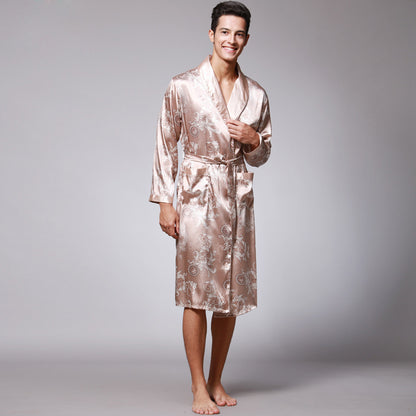 Luxurious Men's Silk Robe