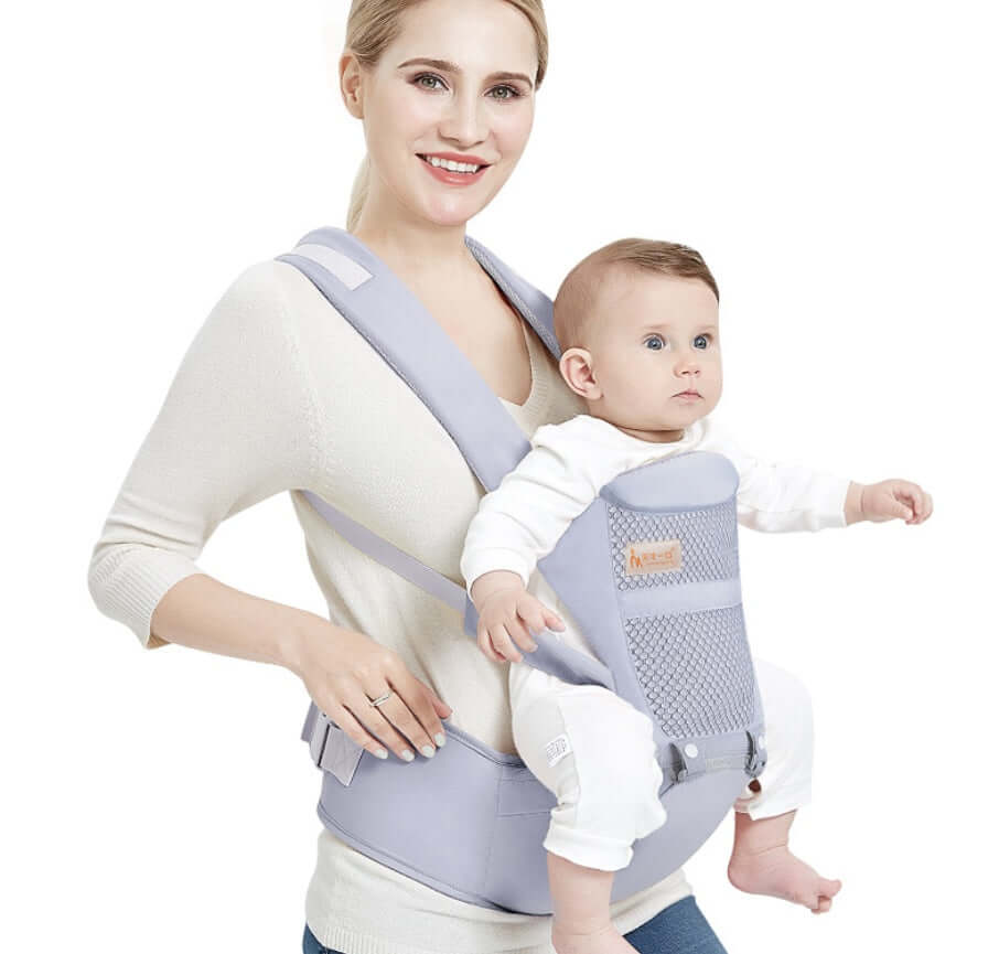 Baby Carrier with Waist Stool – Comfortable and Ergonomic Design for Parents