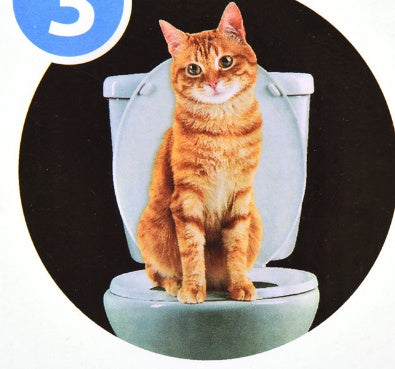 Cat Toilet Trainer with Seat Lighting