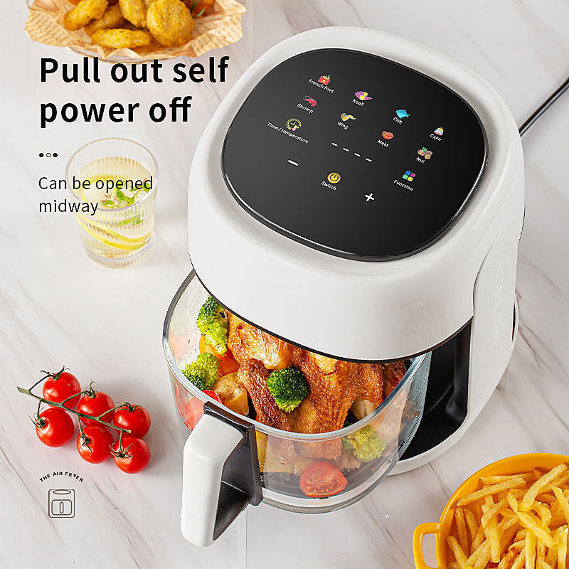 Smart Electric Air Fryer – Large Capacity Convection Oven