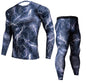 Men's Camouflage Pants & T-Shirt Set – Fashionable CrossFit Compression Outfit for Casual Wear