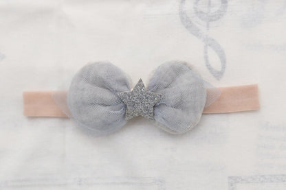 Star bow baby headband