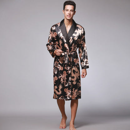 Luxurious Men's Silk Robe