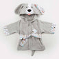 Cartoon Animal Hooded Baby Bath Towels – Soft Cotton Bathrobes for Children