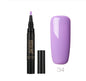 5ml Solid Color Nail Art Pen Nail Glue for Nail Art