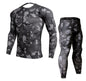 Men's Camouflage Pants & T-Shirt Set – Fashionable CrossFit Compression Outfit for Casual Wear