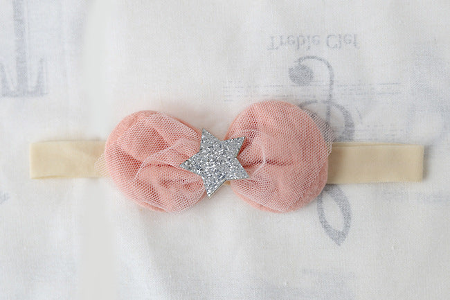 Star bow baby headband