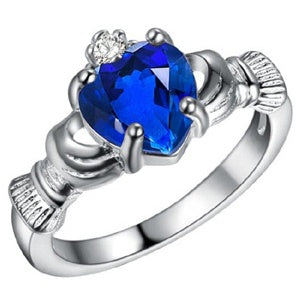 Plated 925 Sterling Silver Jewelry New Jewelry Ring Wish Best Buy Europe and America Heart Shape Jewelry Wholesale