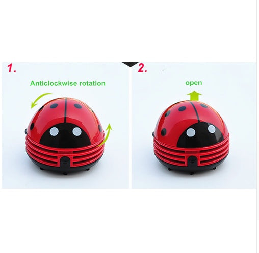 Creative Mini Ladybug Desktop Vacuum Cleaner