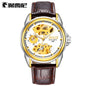 Pausini Men's Automatic Mechanical Watches – Korean Business Style with Hollow Waterproof Design, Perfect for Gifting