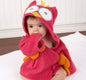 Cartoon Animal Hooded Baby Bath Towels – Soft Cotton Bathrobes for Children