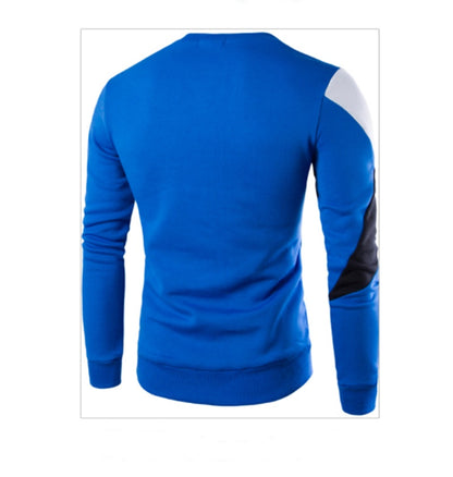 New Fashion Printed Casual O-Neck Slim Cotton Knitted Sweater for Men