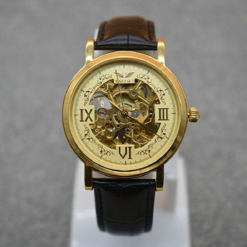 Nunos Hollow Waterproof Mechanical Watches – Customized Belt Design for Men, Perfect for Wholesale Trade