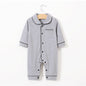 Baby pajamas solid color baby onesies kids clothes