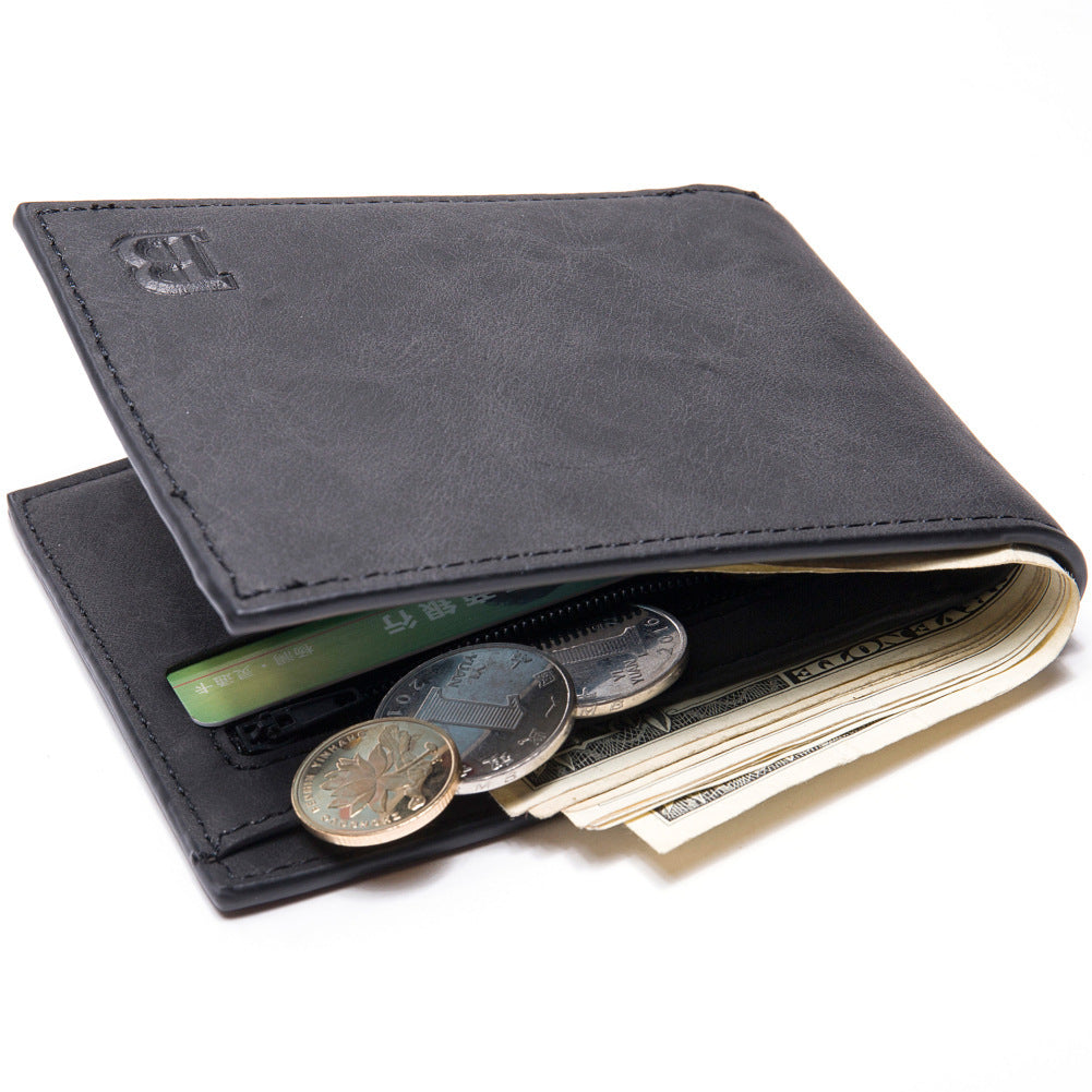 Men's Wallet Short Paragraph Coin Purse Wallet