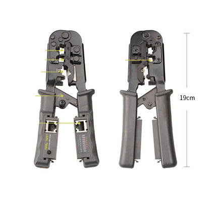 New 2 in 1 RJ45 Network LAN Cable Crimper Pliers Cutting