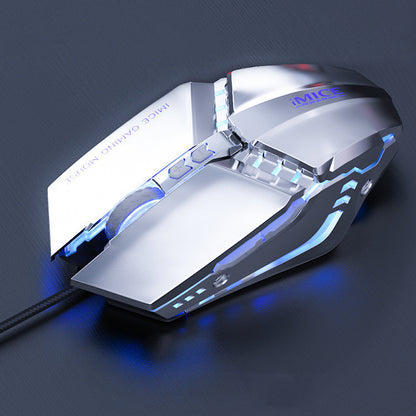 Colorful RGB Breathing Light Silent Gaming Mouse