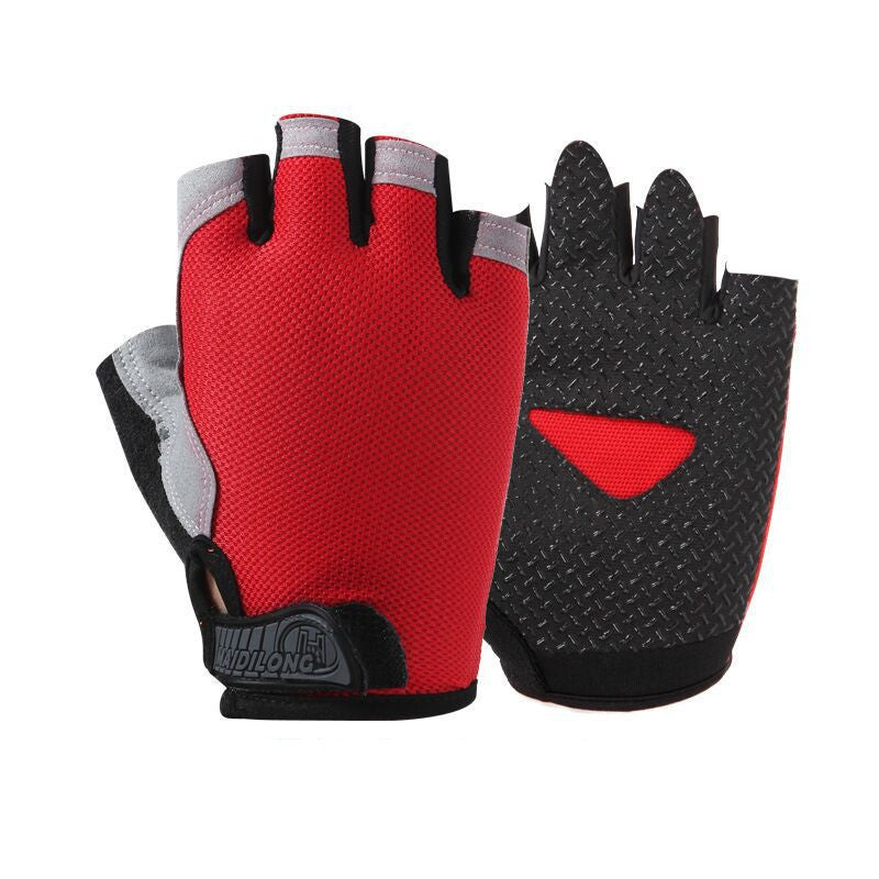 Half Finger Fitness Gloves for Weightlifting and Cycling - PureSelect