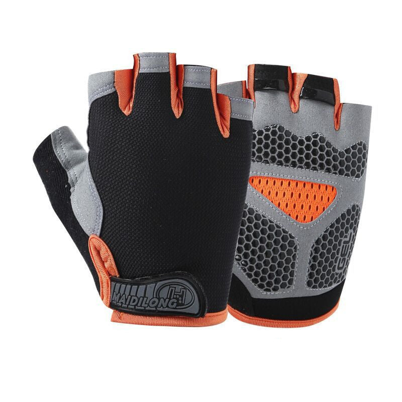 Half Finger Fitness Gloves for Weightlifting and Cycling - PureSelect