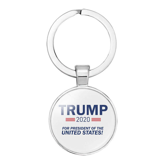 Trump Election Time Gem Keychain Pendant