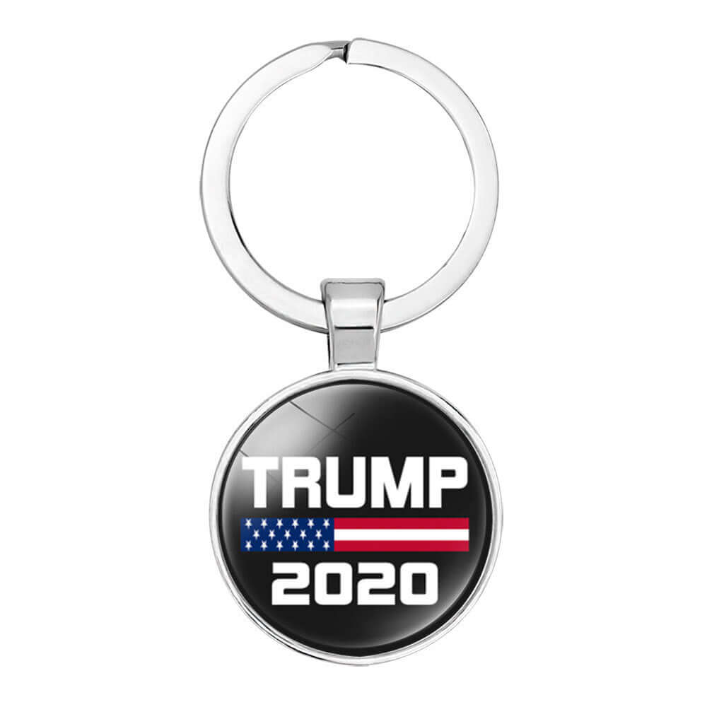 Trump Election Time Gem Keychain Pendant