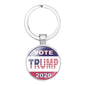 Trump Election Time Gem Keychain Pendant