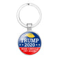 Trump Election Time Gem Keychain Pendant