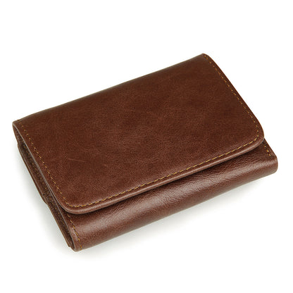 Short Retro Anti-Scanning Wallet