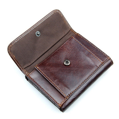 Short Retro Anti-Scanning Wallet