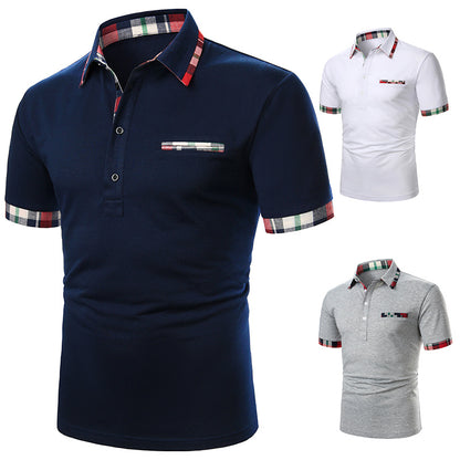 Men's Short Sleeve Polo Shirt – Stylish Comfort for Casual and Smart Looks