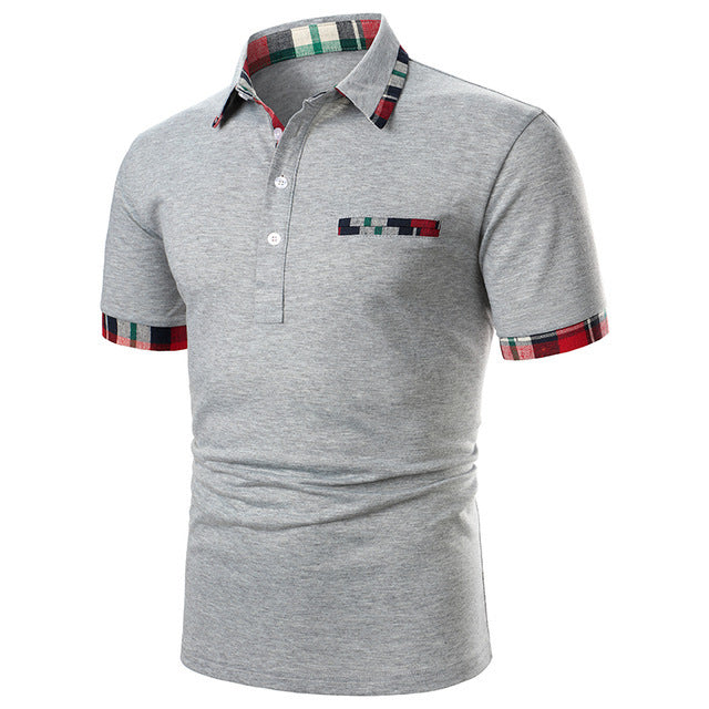 Men's Short Sleeve Polo Shirt – Stylish Comfort for Casual and Smart Looks