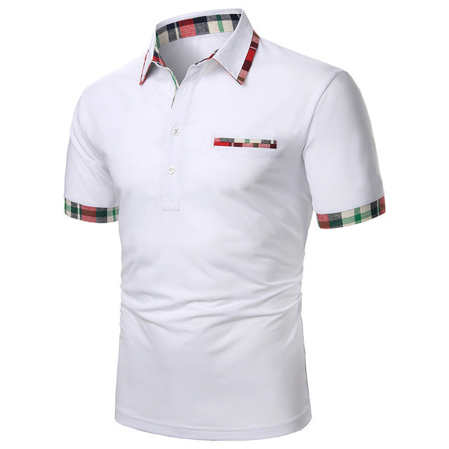 Men's Short Sleeve Polo Shirt – Stylish Comfort for Casual and Smart Looks