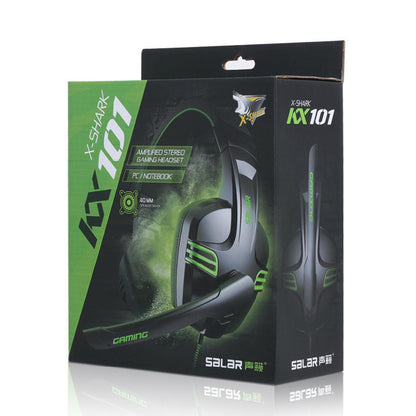 Subwoofer Gaming Headset with Microphone for Computer