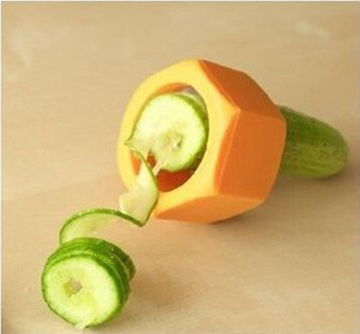 Spiral Knife Vegetable Cutter – Perfect for Creative Cucumber Slicing