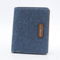 Trendy Ultra-Thin Canvas Wallet for Students